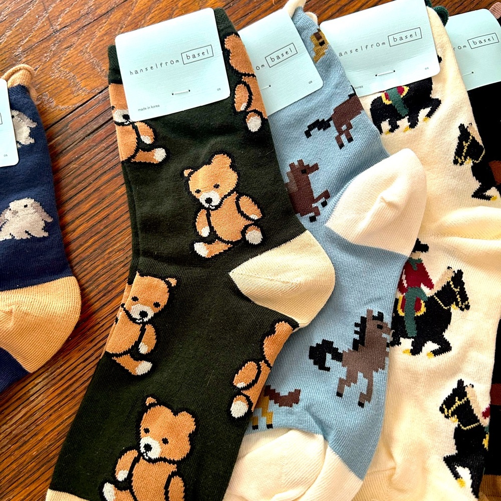 Hansel From Basel Socks, NWT - Set of 5